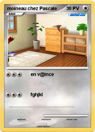 Pokemon moineau chez Pascale