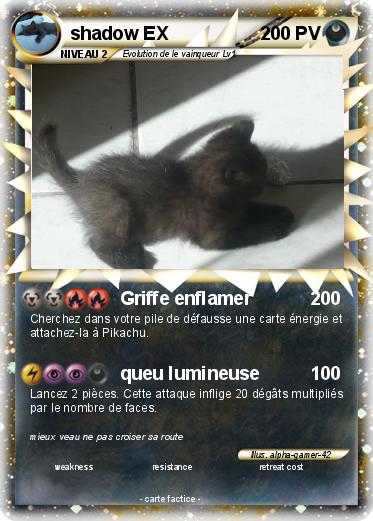 Pokemon shadow EX