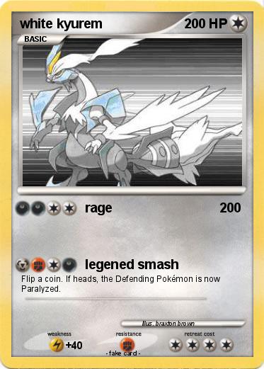 Pokemon white kyurem