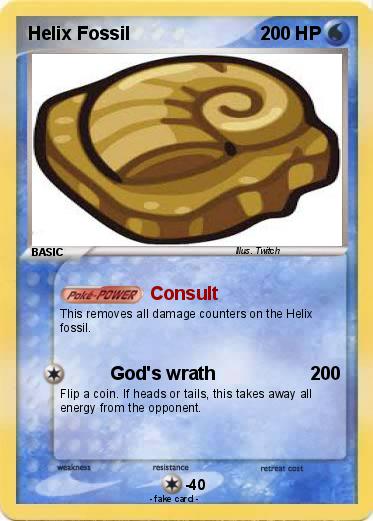 Pokemon Helix Fossil