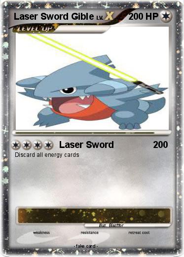 Pokemon Laser Sword Gible