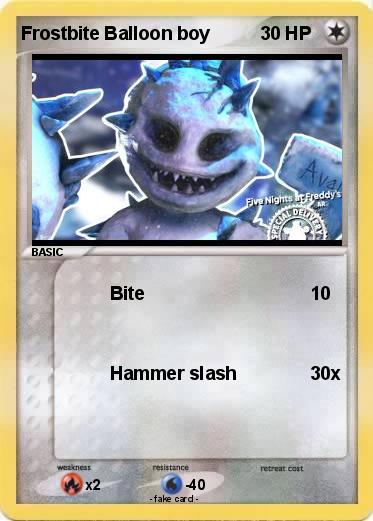 Pokemon Frostbite Balloon boy