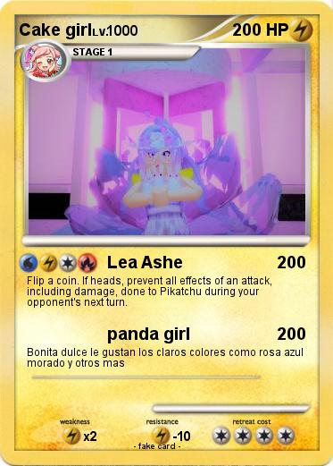 Pokemon Cake girl