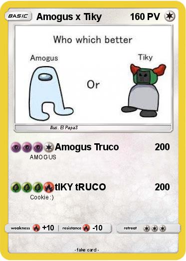 Pokemon Amogus x Tiky