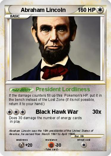 Pokemon Abraham Lincoln