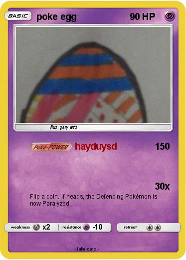 Pokemon poke egg