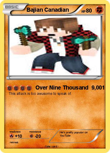 Pokemon Bajian Canadian