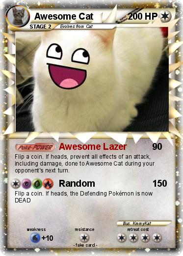 Pokemon Awesome Cat