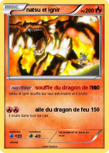 Pokemon natsu et ignir