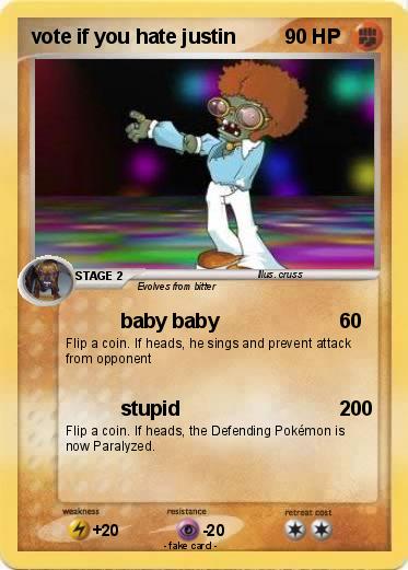Pokemon vote if you hate justin