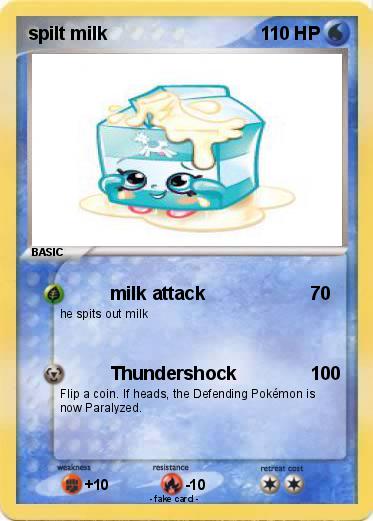 Pokemon spilt milk