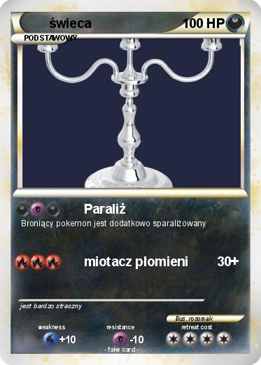 Pokemon świeca