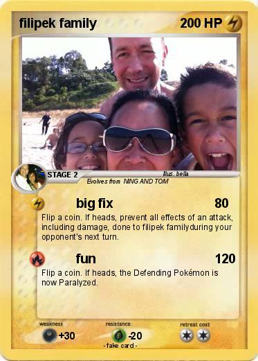 Pokemon filipek family