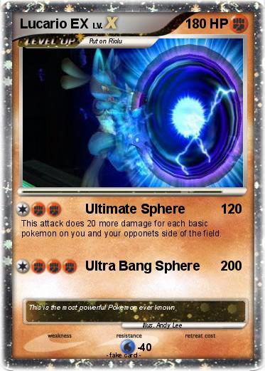 Pokemon Lucario EX