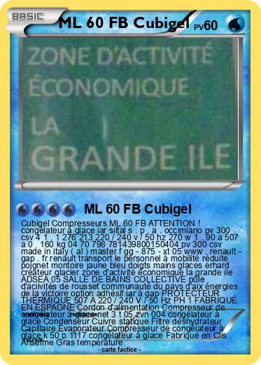 Pokemon ML 60 FB Cubigel