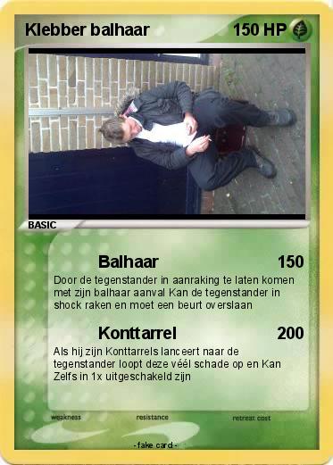 Pokemon Klebber balhaar