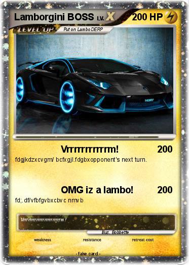 Pokemon Lamborgini BOSS