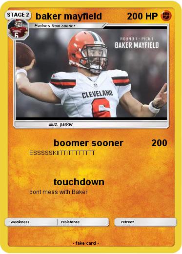 Pokemon baker mayfield