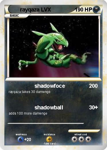 Pokemon rayqaza LVX