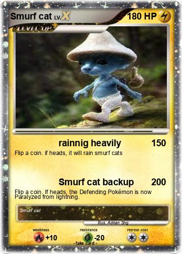 Pokemon Smurf cat