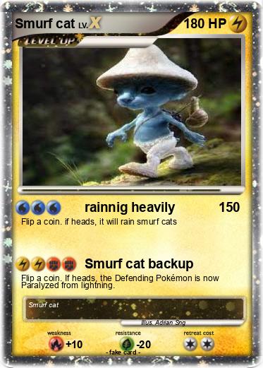 Pokemon Smurf cat