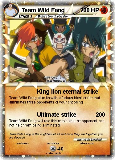 Pokemon Team Wild Fang