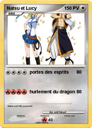Pokemon Natsu et Lucy