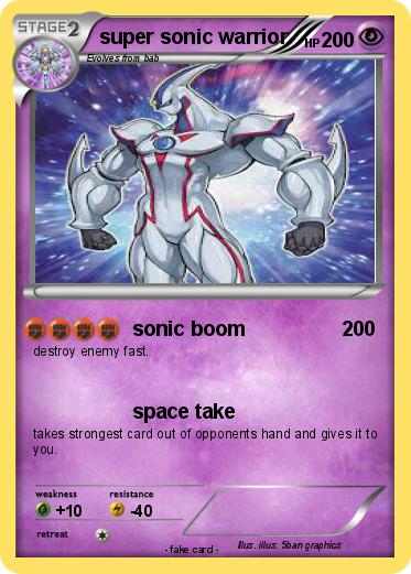 Pokemon super sonic warrior