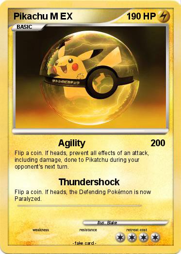 Pokemon Pikachu M EX