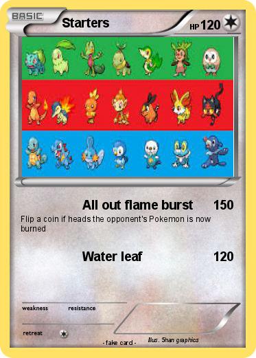 Pokemon Starters