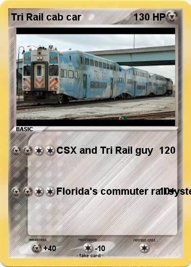 Pokemon Tri Rail cab car