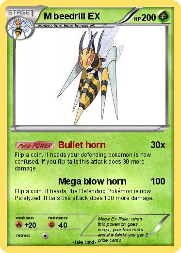 Pokemon M beedrill EX