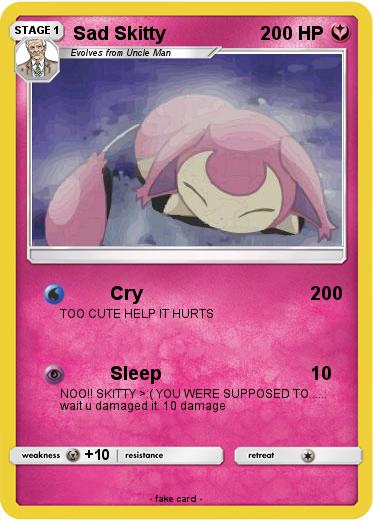 Pokemon Sad Skitty