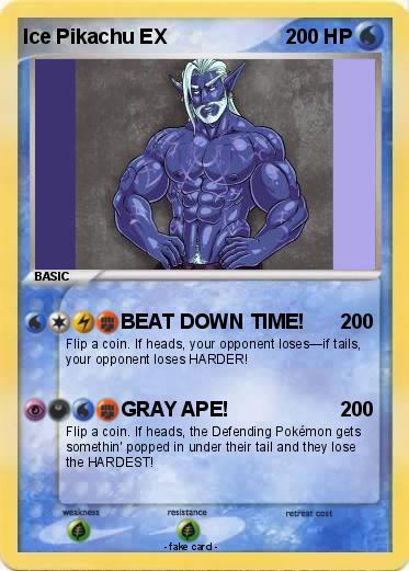 Pokemon Ice Pikachu EX