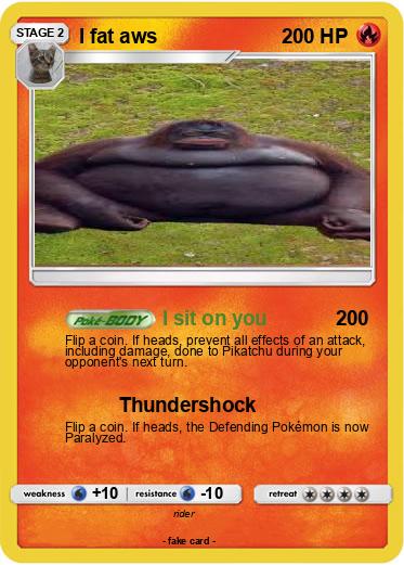 Pokemon I fat aws