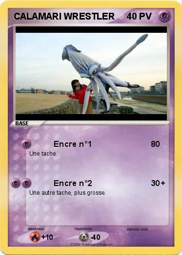Pokemon CALAMARI WRESTLER