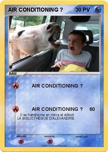 Pokemon AIR CONDITIONING ?