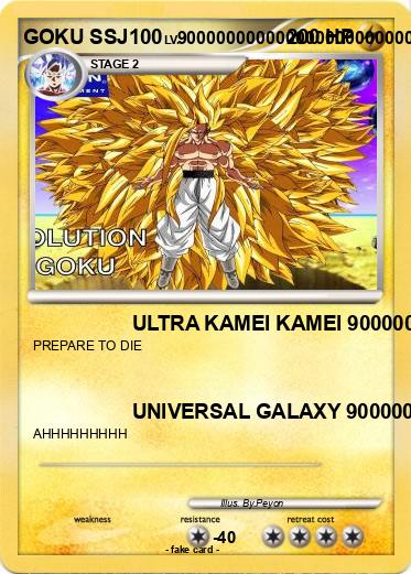 Pokemon GOKU SSJ100