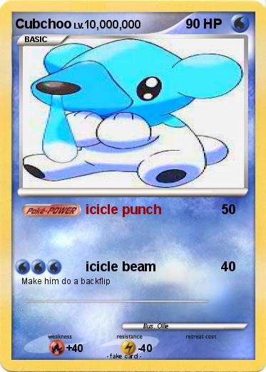 Pokemon Cubchoo