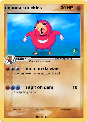 Pokemon uganda knuckles