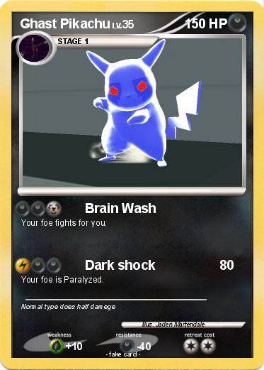Pokemon Ghast Pikachu