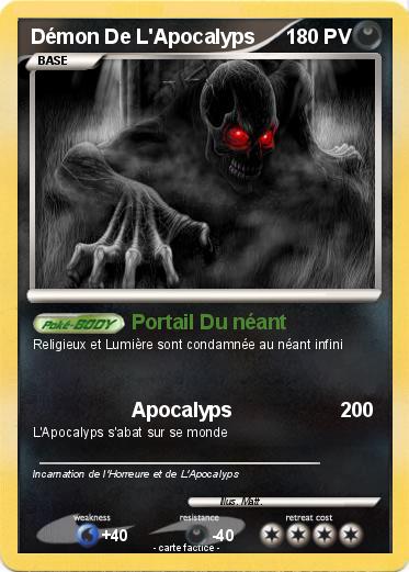 Pokemon Démon De L'Apocalyps