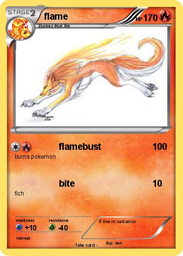 Pokemon flame