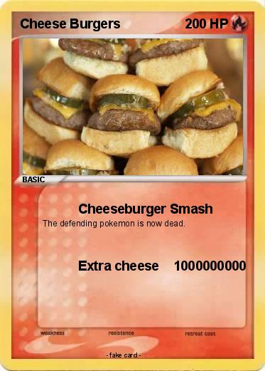 Pokemon Cheese Burgers