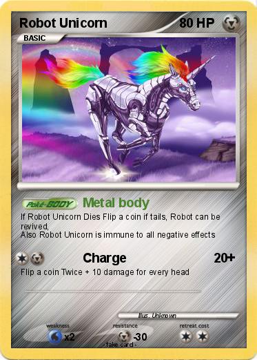 Pokemon Robot Unicorn