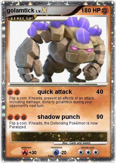 Pokemon golamtick