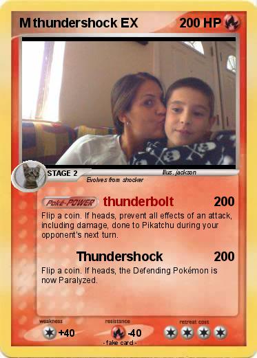 Pokemon M thundershock EX