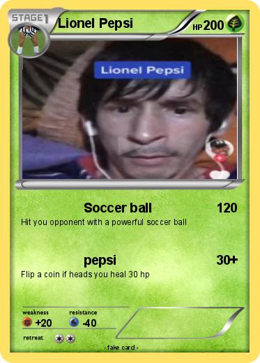 Pokemon Lionel Pepsi