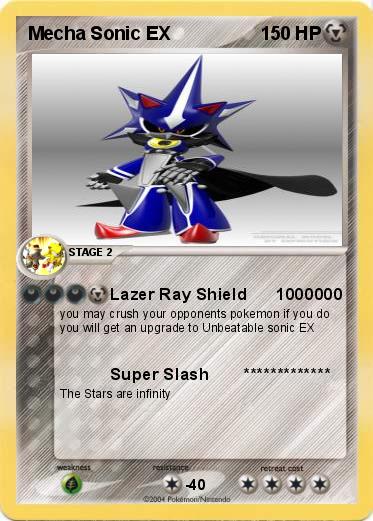 Pokemon Mecha Sonic EX       