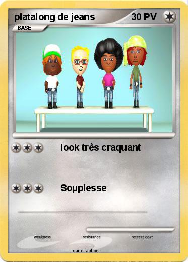 Pokemon platalong de jeans